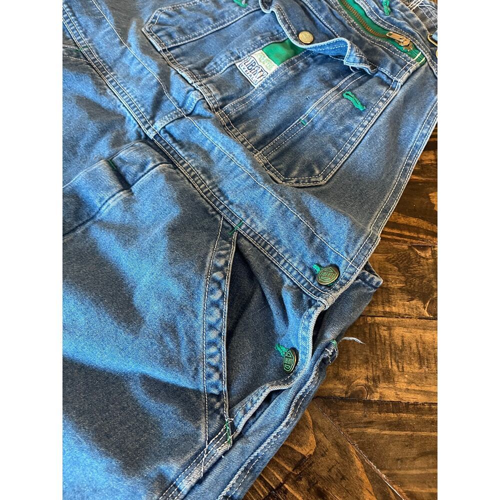 Liberty Blue Jean Overalls Men 36x32 Blue Collar Western Chore Barn Cowboy Work - Picture 13 of 14